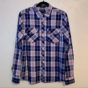 💡 Men’s Small Eighty Eight Plaid button up shirt